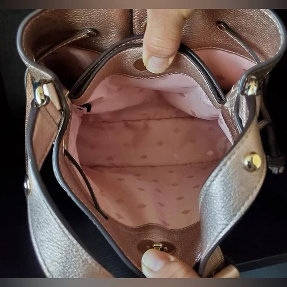 Kate Spade Marti Studded Bucket Bag in Pebble Leather - Picture 9 of 16